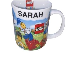 Lego Sara coffee mug from Orlando Legoland